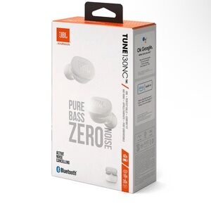 JBL Tune 130NC Wireless Earbuds - White
